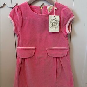 The Beaufort Bonnet Company Pink Velvet Dress